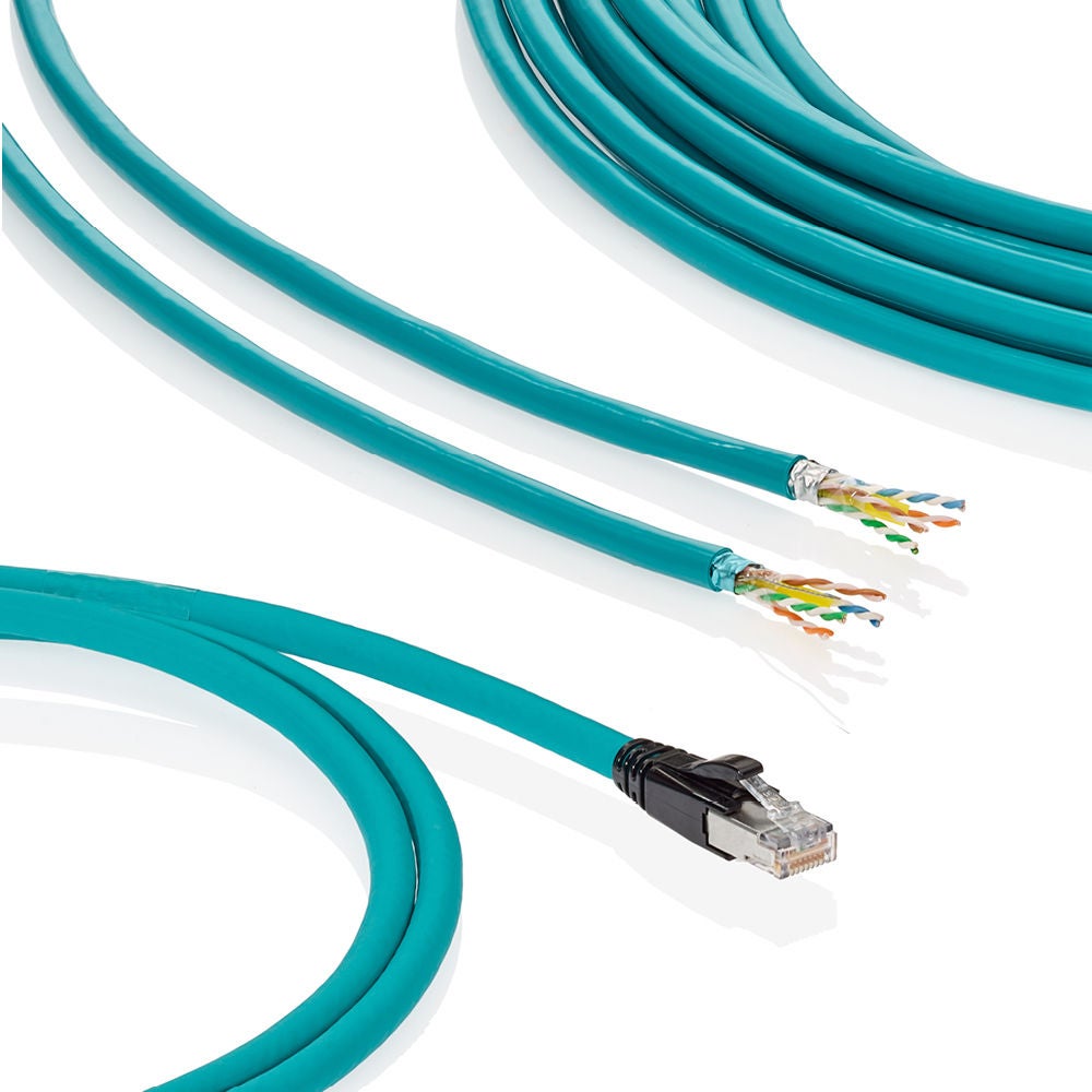 Cable, juegos de cordones y conectores Ethernet industriales