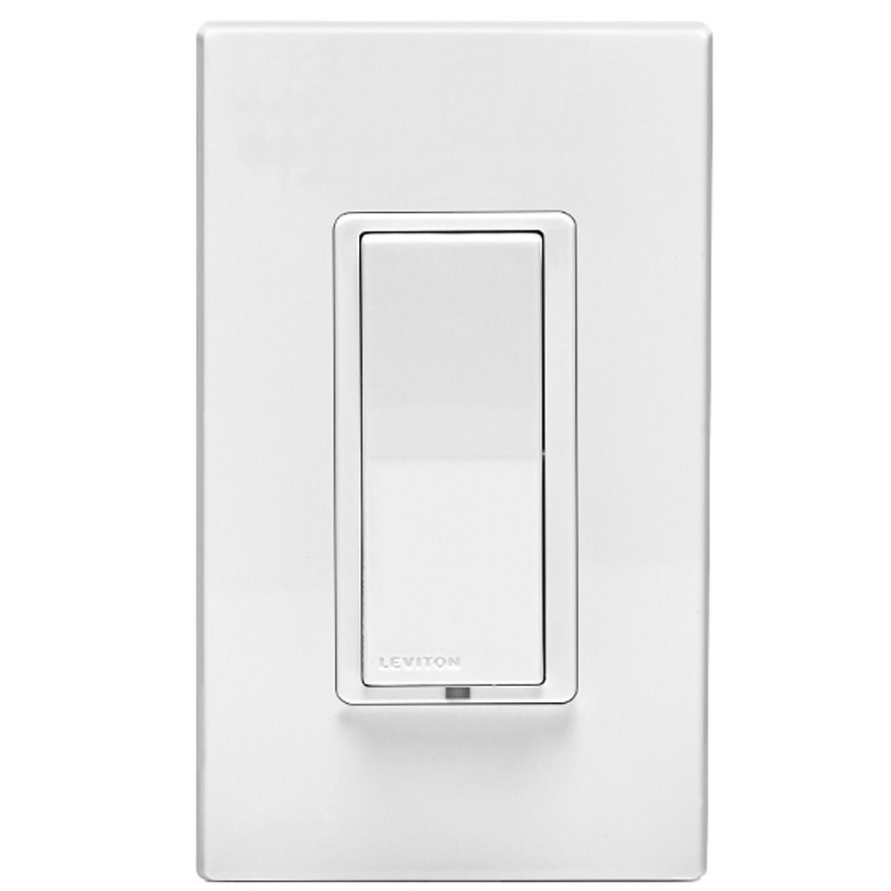 Interruptor de pared inalámbrico GreenConnect, 120/277VAC, 10A, blanco, almendra claro, marfil. Cat. N.o ZBS00-D0Z