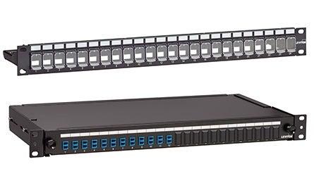 Paneles de interconexión de cobre y fibra