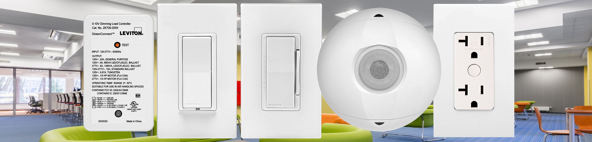 Sistema de control de iluminación inalámbrico GreenConnect